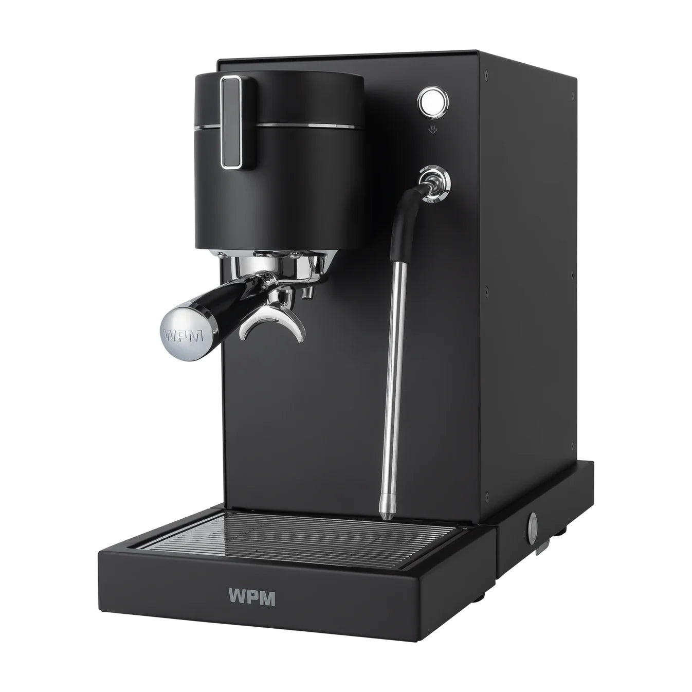 Black espresso machine from WPM PRIMUS Black Vellutto.eu